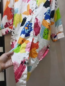 loose Crop top shirt (knot style)