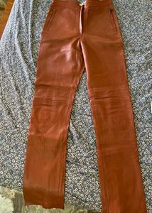 Vintage Prada Leather Trousers, 100% Authentic