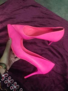 Pink Pointed Heels