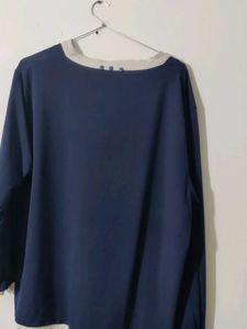 Navy Blue Oversized Tshirt