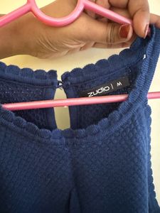 Blue zudio Halter Top