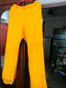 Yellow Colour Kurti Pant Sets.Very Good  Sets Hai.