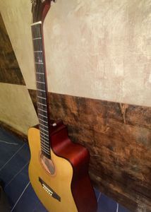 Acoustic Guitar With Bag And Picks