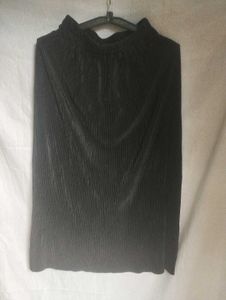 Black Pleated Skirt