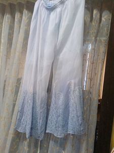 Chanderi Kurti With Plazo And Duppada