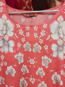 Rangriti Floral Print Kurta
