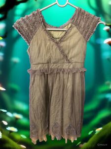 Olive Frock (6-10 Yrs)