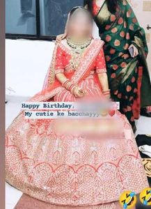 Bridal Sindoor red lehenga