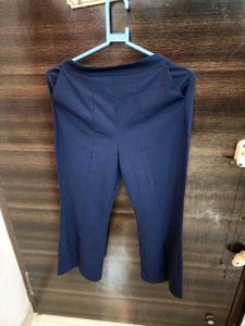 Navy Blue Trousers, Formal with Flare
