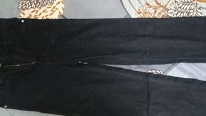 Women Black Wide Leg Jeans