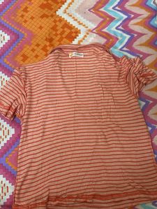 Striped Polo Top