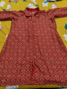 Red Cord Set Kurti