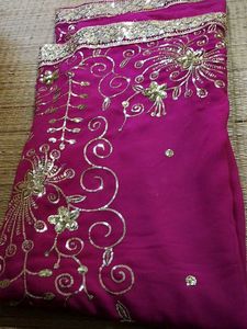 Elegant Pink Saree