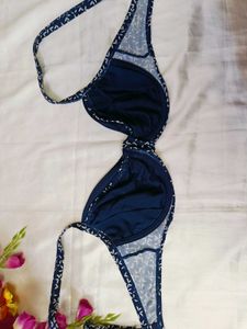 Floral Print Bra