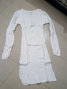 White Long Sleeve bodycon Dress