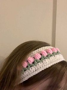 Crochet Floral Headband