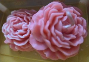 Floral Candles (Set of 2) Peony Candle