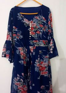 Blue Floral Dress