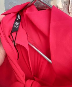 Fire Red Zara Top