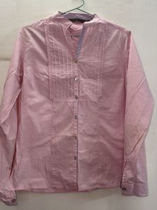 Annabelle Pink Shirt Top Size M