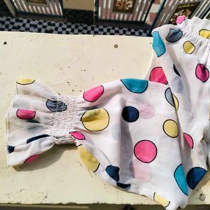 Polka Dot Off-Shoulder Top