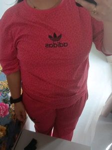 Pink Adidas Tracksuit