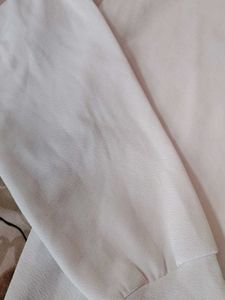 White Puff Sleeve Top