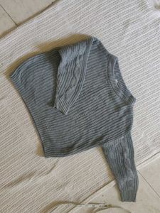 SHEIN Gray Knit Sweater