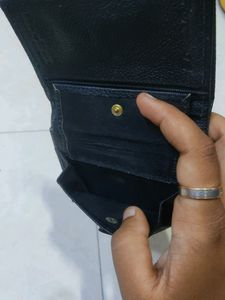 Black leather Wallet