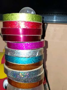 Decorative Glitter Tapes (Set) 8 Quantity