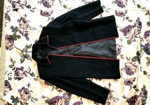 💥OFFER💗 Red and Black suit 3 Piece ✅
