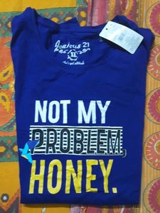 Brand: Jealous 21. XL. Stretchable. Fitted. Ladies Tshirt. Latest Fashion.