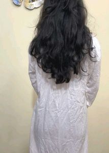 New Fresh White Shirt Dress