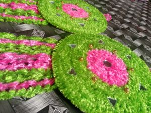 fur woolen wall hanging