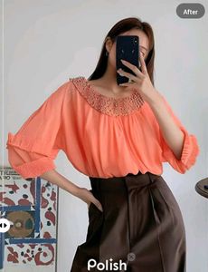 New With Tag Korean Beads Cute Pullover