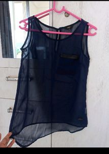 Roadster Navy Blue Top