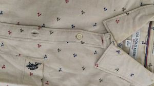 US Polo Cotton Linen Blend Shirt For Summers