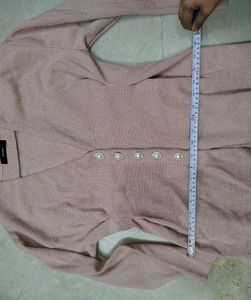 🔥Woolen blazer 😍 New Nude pink sweater overcoat