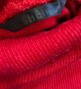Red Turtleneck Sweater