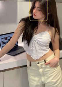 Cute White Crop Top