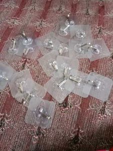 Adhesive Walls Hooks Without Drilling Pack Of 10