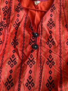 Red Kurta Suit