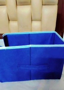 2 Pc Navy Blue Wardrobe Organizers