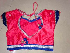 Pink Embellished Lehenga Skirt