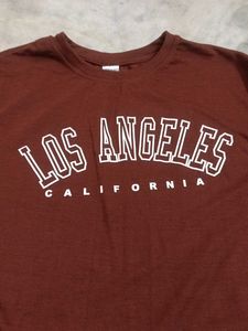 Brown Los Angeles Tee