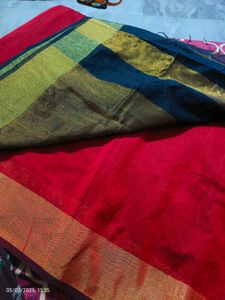 Cotton Hafe Haf Saree