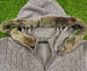 New Imported Gray Zip-Up Hoodie