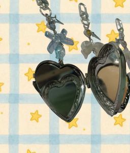 Heart Mirror Keychains
