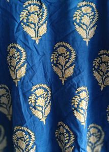 Elegant Blue Printed Kurti 💙