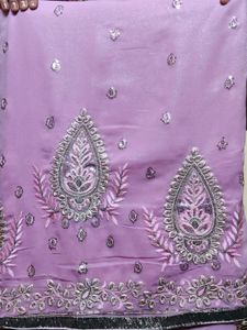Lavender Saree